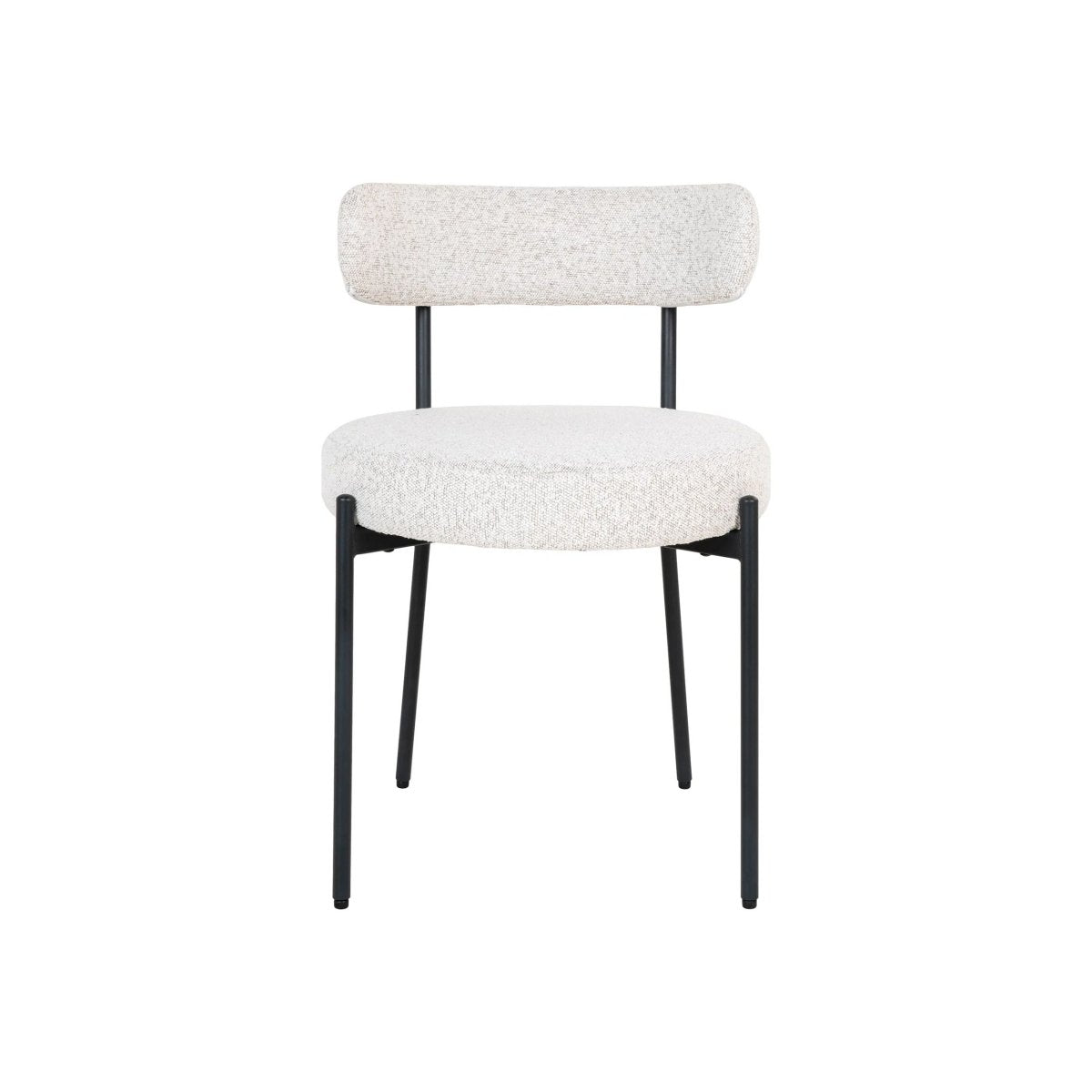 2 - pk Badalona spisestol hvit - Lindas Dekor