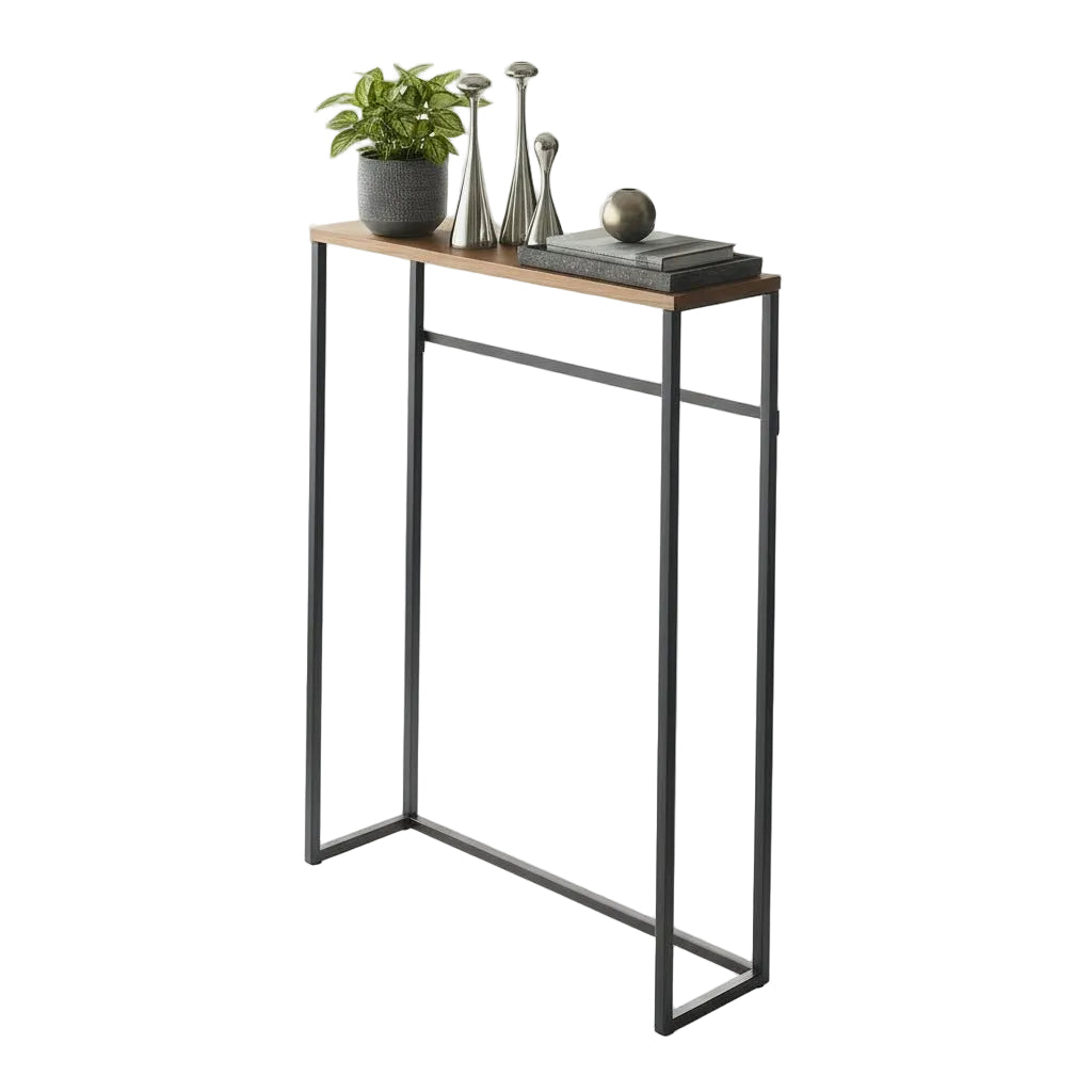 Konsollbord sort 80 x 60 cm - Lindas Dekor