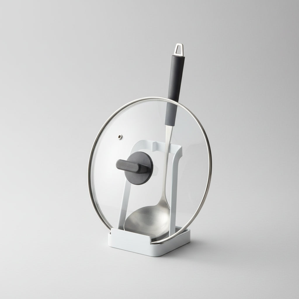 Stativ for kjøkkenredskaper hvit