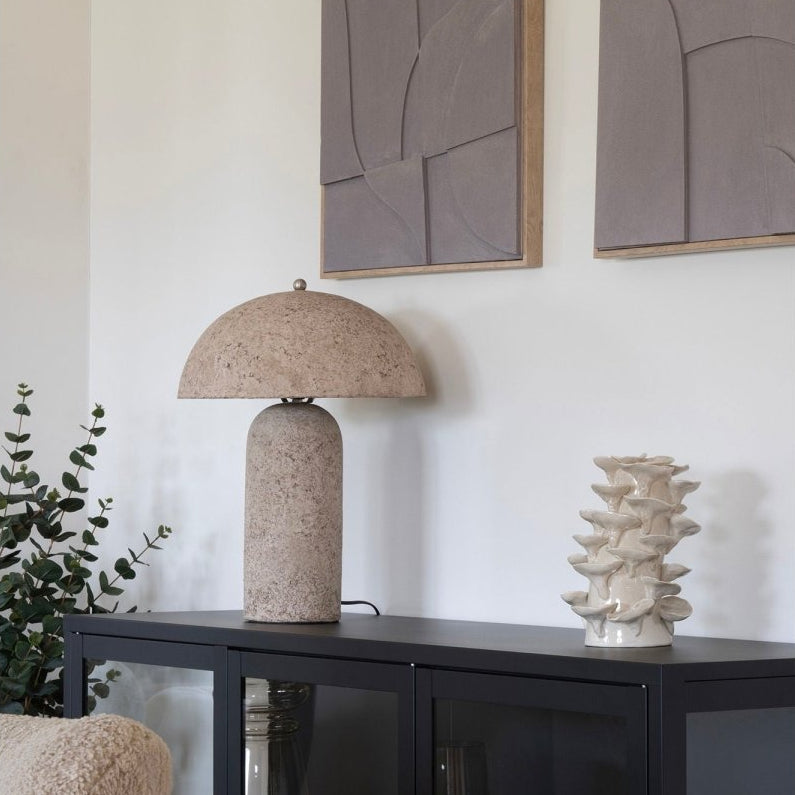 Astley bordlampe, stone grey - Lindas Dekor