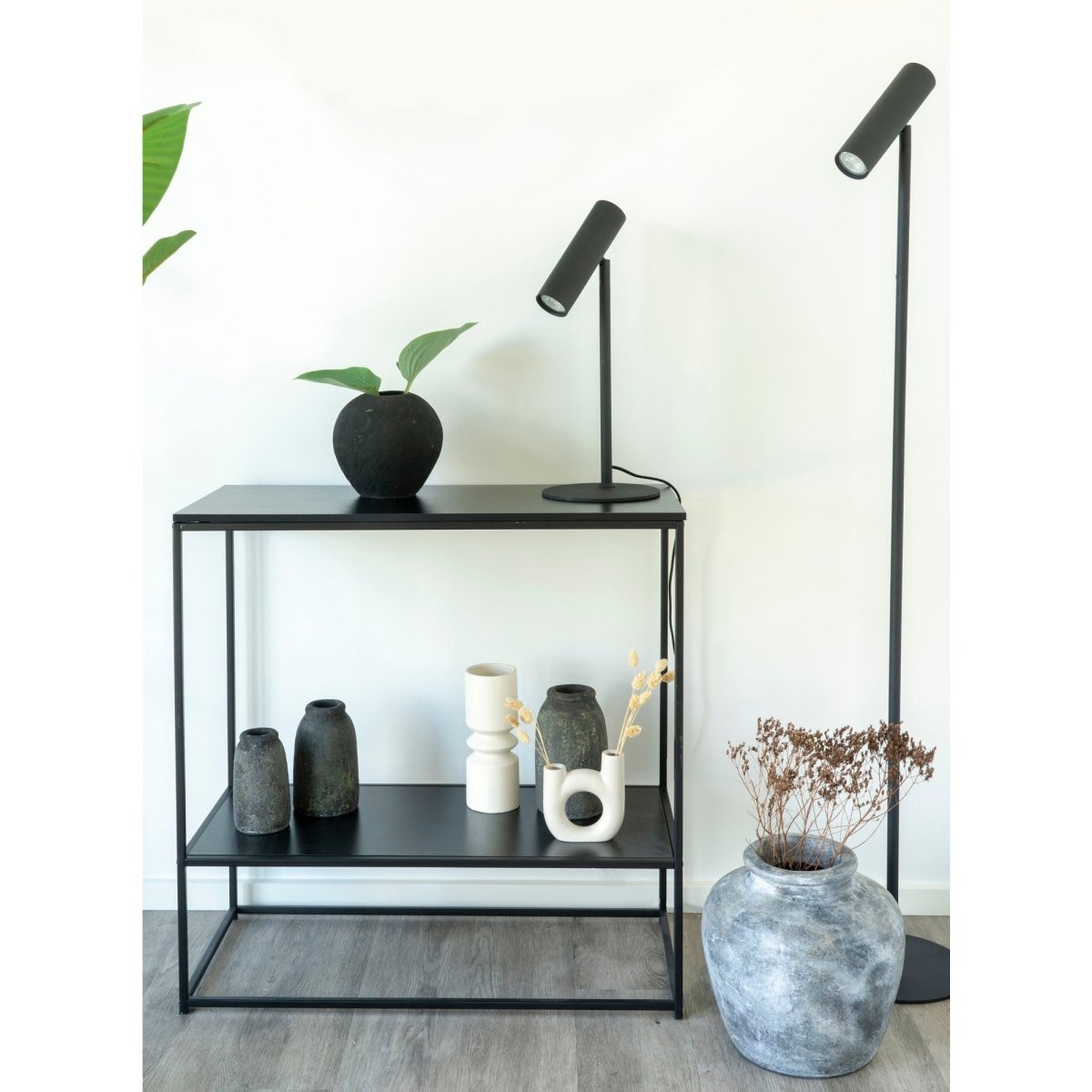 Paris gulvlampe sort - Lindas Dekor