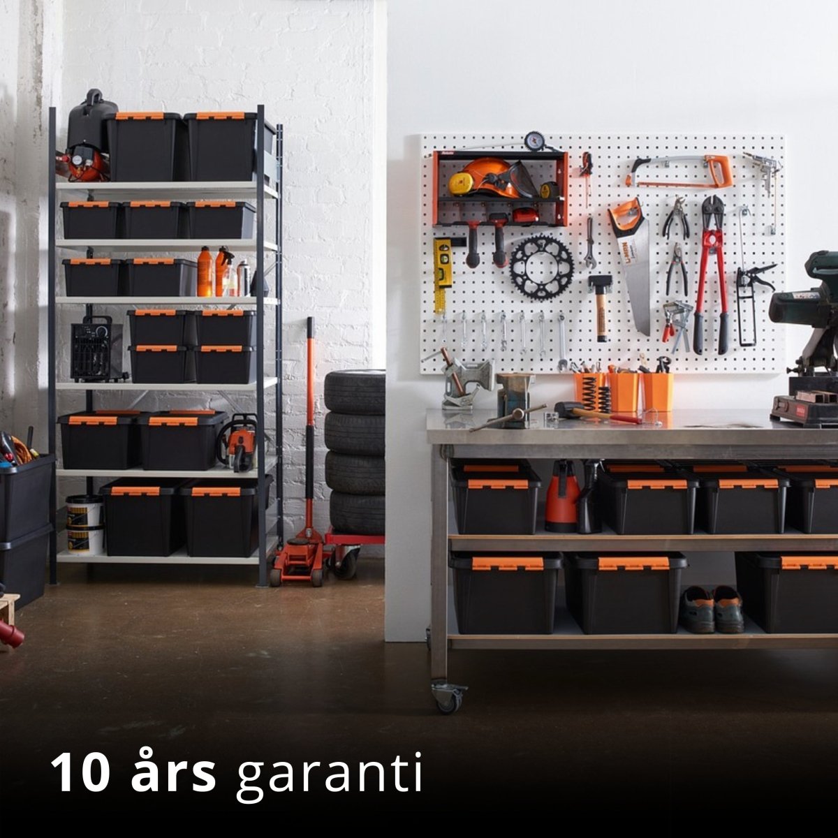 SmartStore™ Pro oppbevaringsboks med lokk 49 L - Lindas Dekor