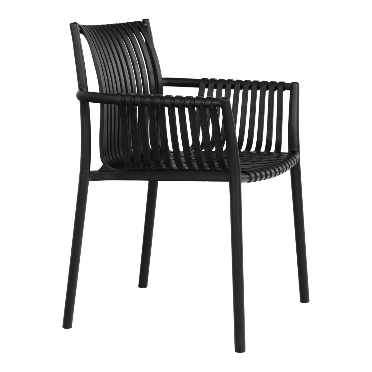 4 - pk Tulsa hagestol sort - Lindas Dekor