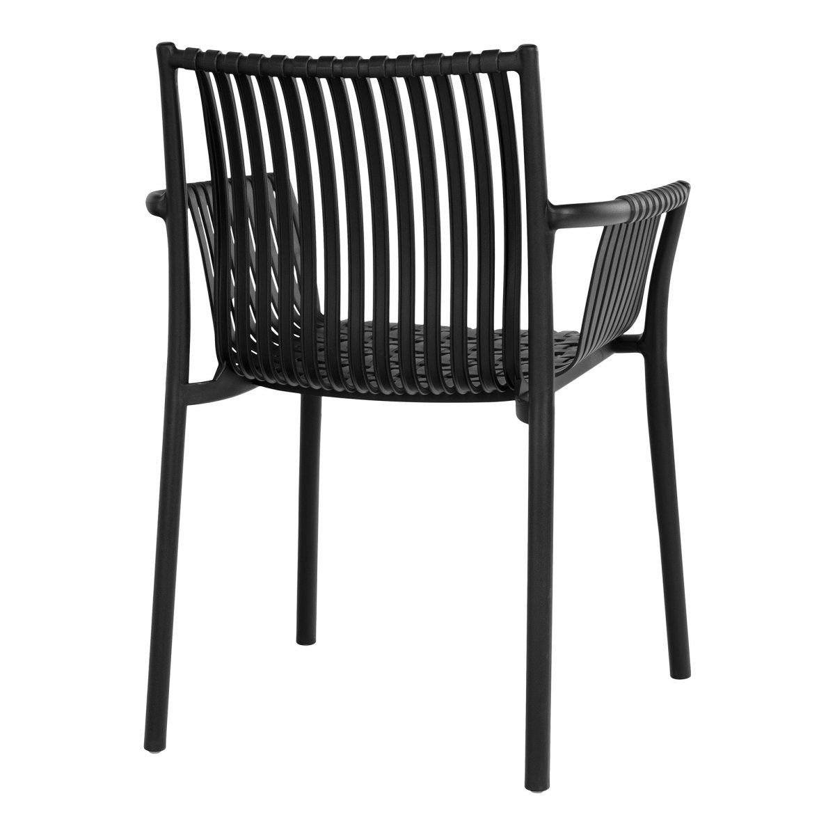 4 - pk Tulsa hagestol sort - Lindas Dekor
