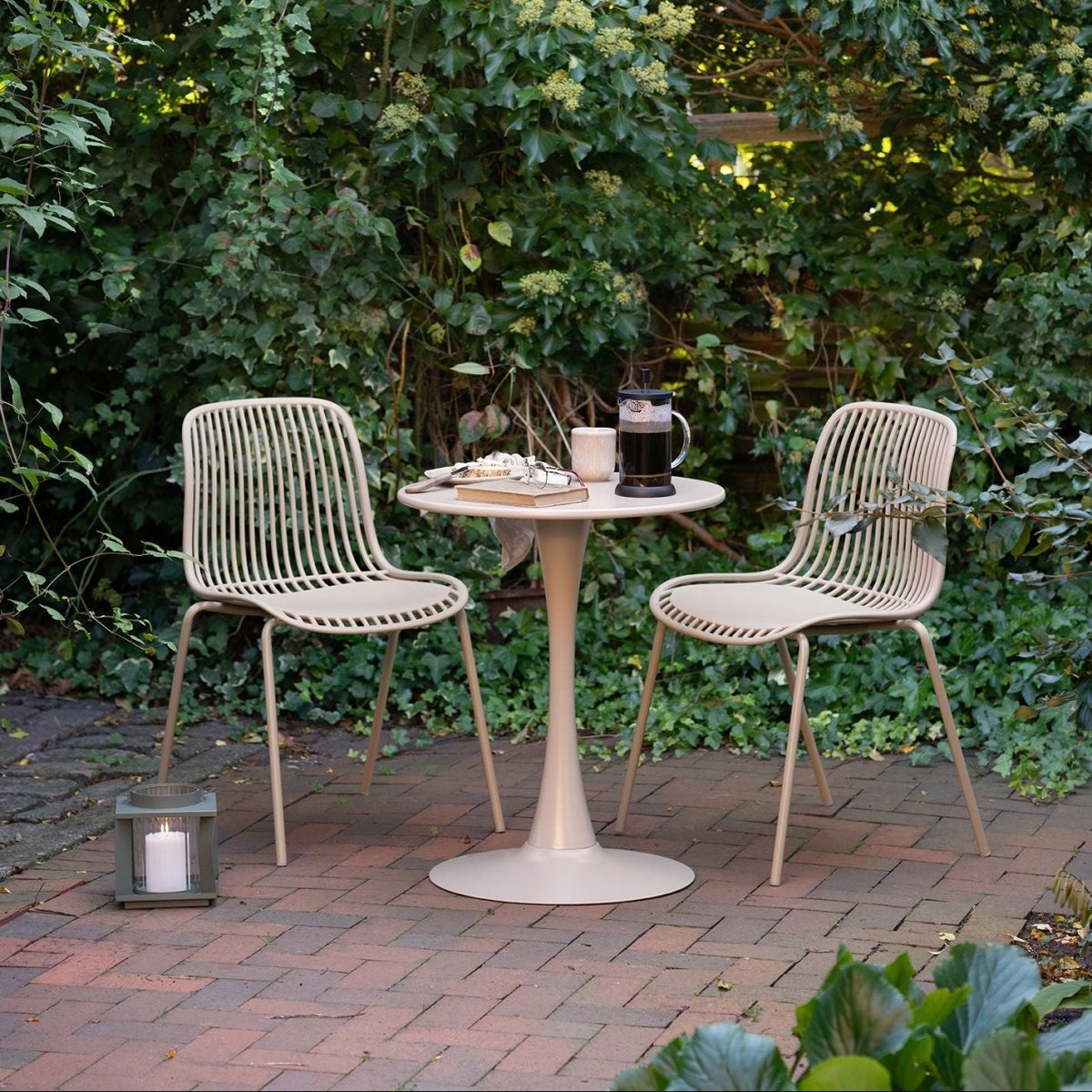 4 - pk Branson hagestol beige - Lindas Dekor
