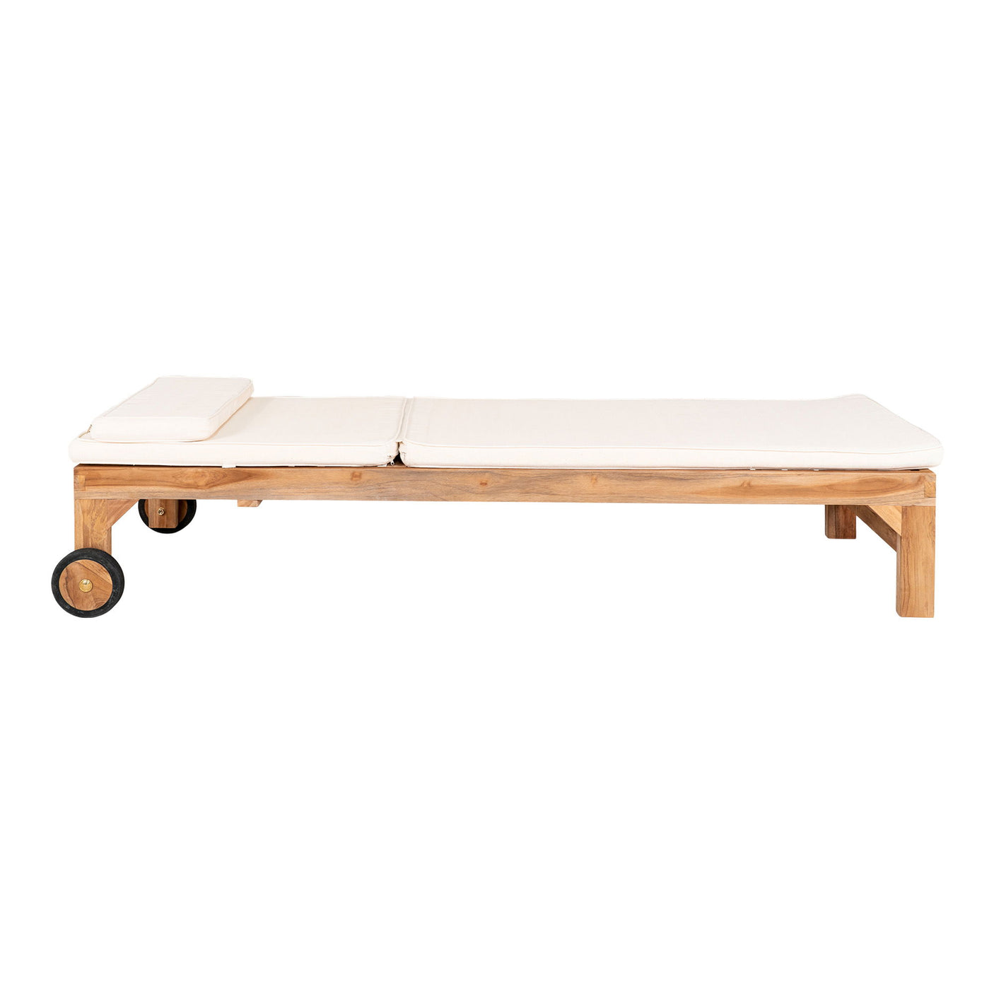 Andorra solseng med pute natur 200 cm - Lindas Dekor