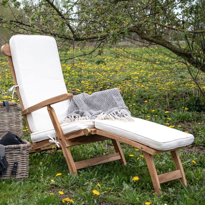 Arrecife solstol natur/hvit 197 cm - Lindas Dekor