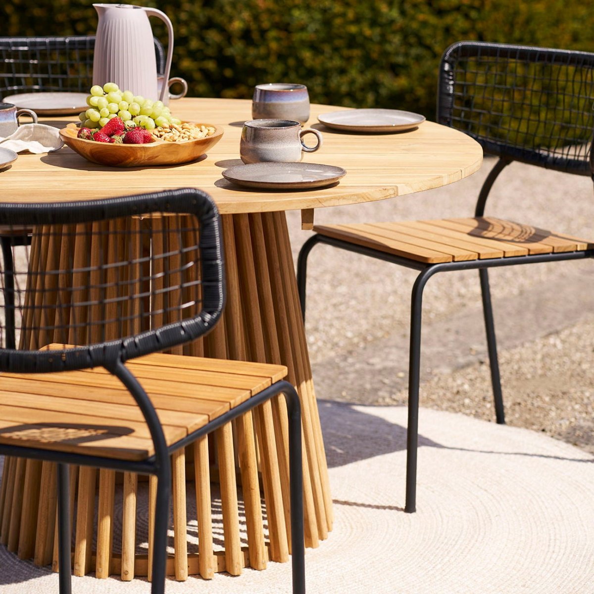 Lorca spisebord teak natur 120 cm - Lindas Dekor