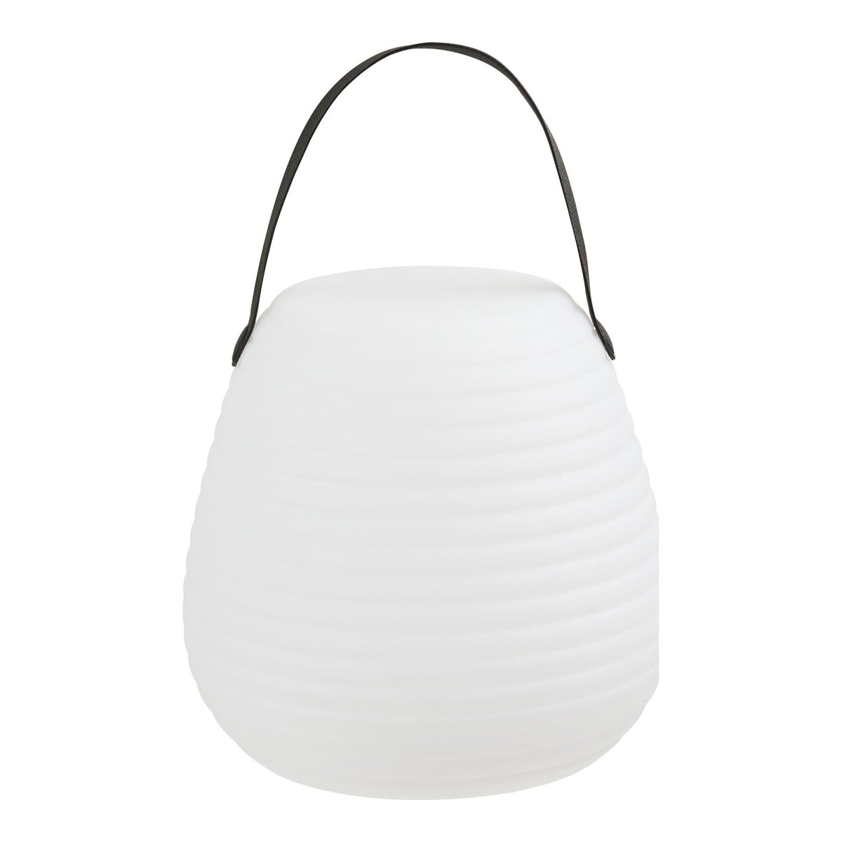 Derry LED lampe hvit 21 cm, oppladbar - Lindas Dekor