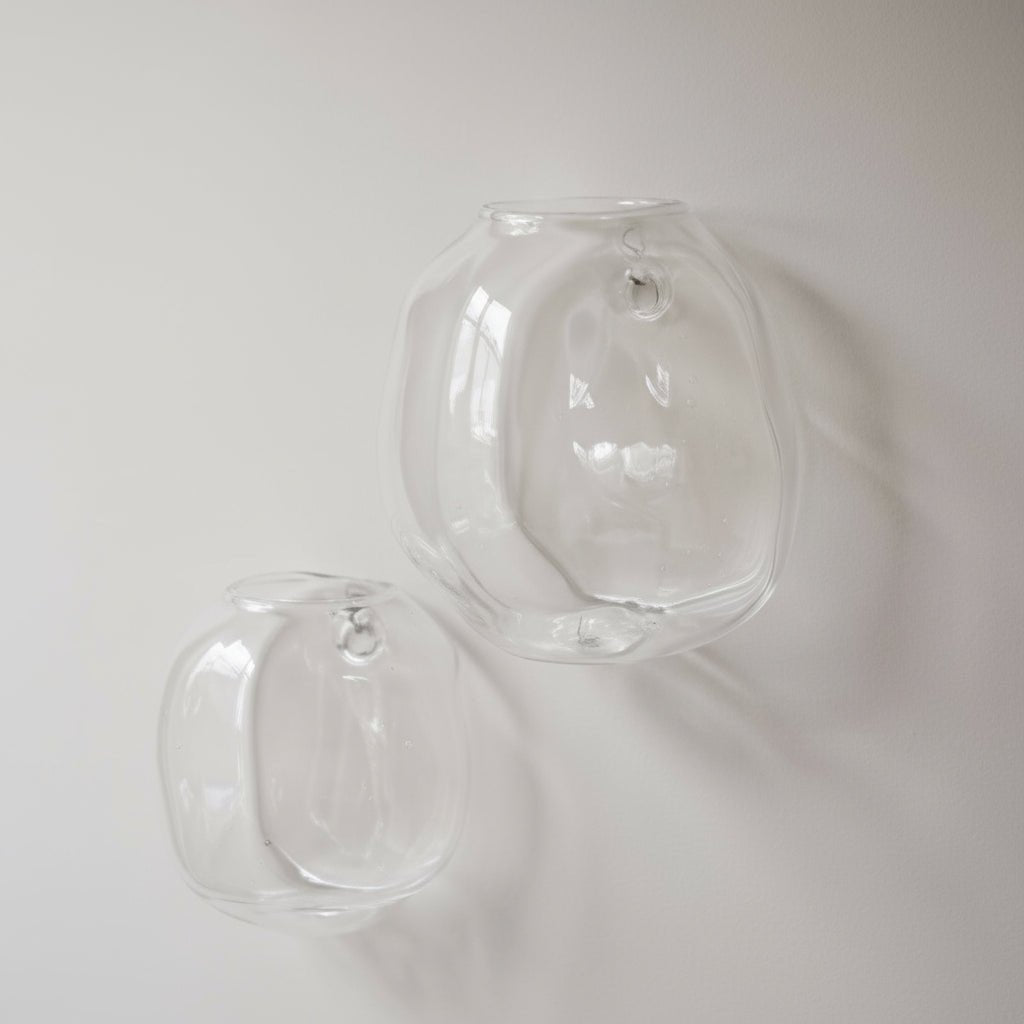 2 - pk DBKD Pebble veggvase liten + stor - Lindas Dekor