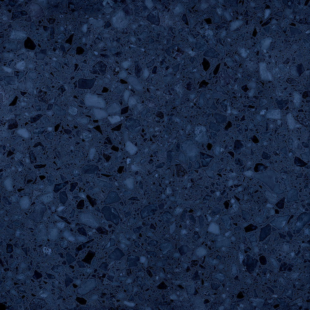 Lisboa Terazzo Blå selvklebende fliser - elegant terazzomønster i blåtoner