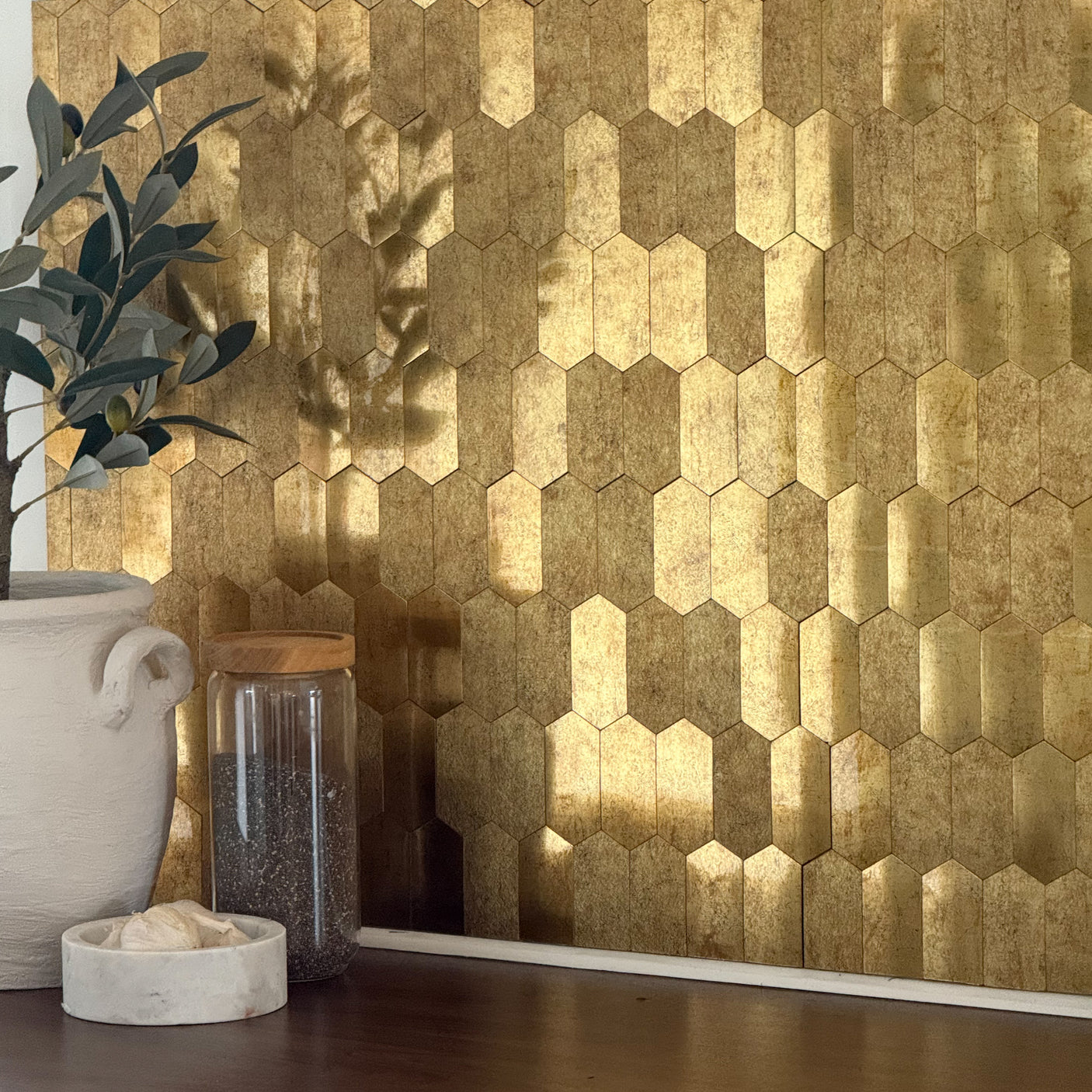 Aria selvklebende veggfliser