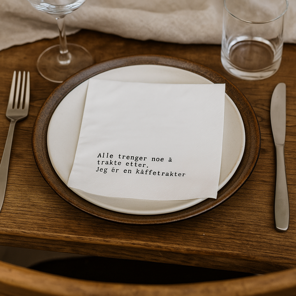 20-pk Servietter "Kaffetrakter"