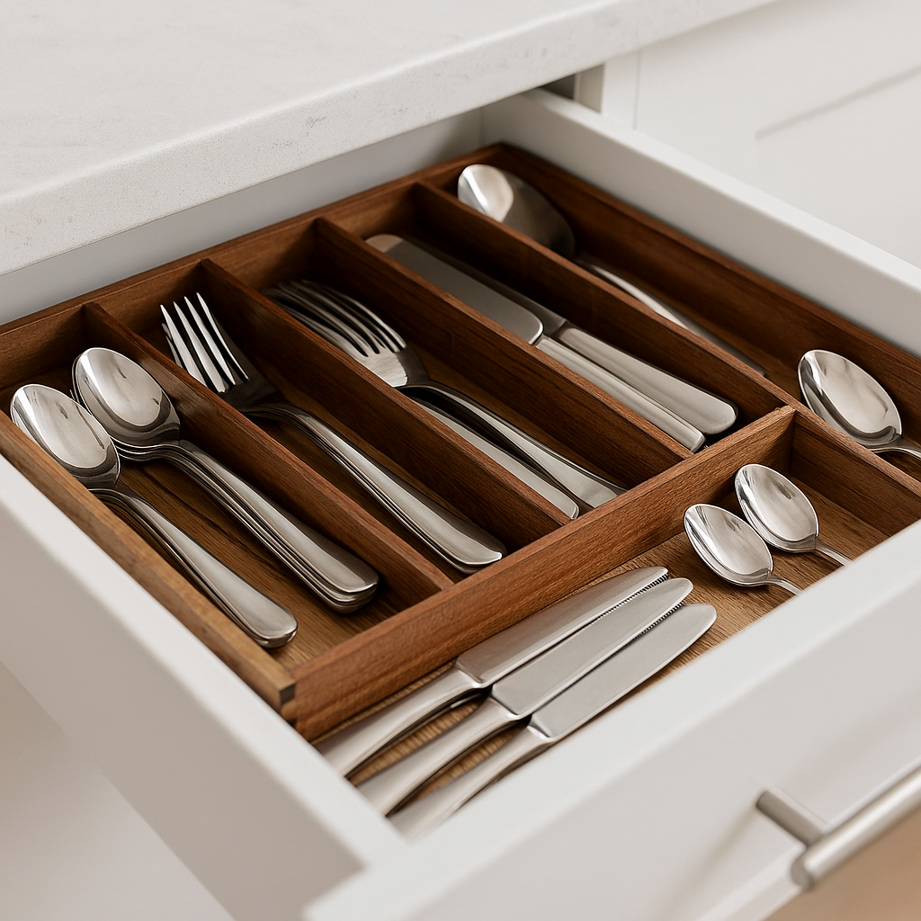 Justerbar bestikkskuff