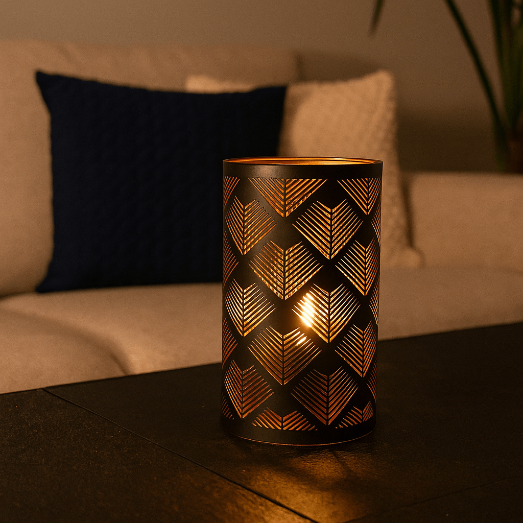 Nata LED lyslykt geo - Lindas Dekor