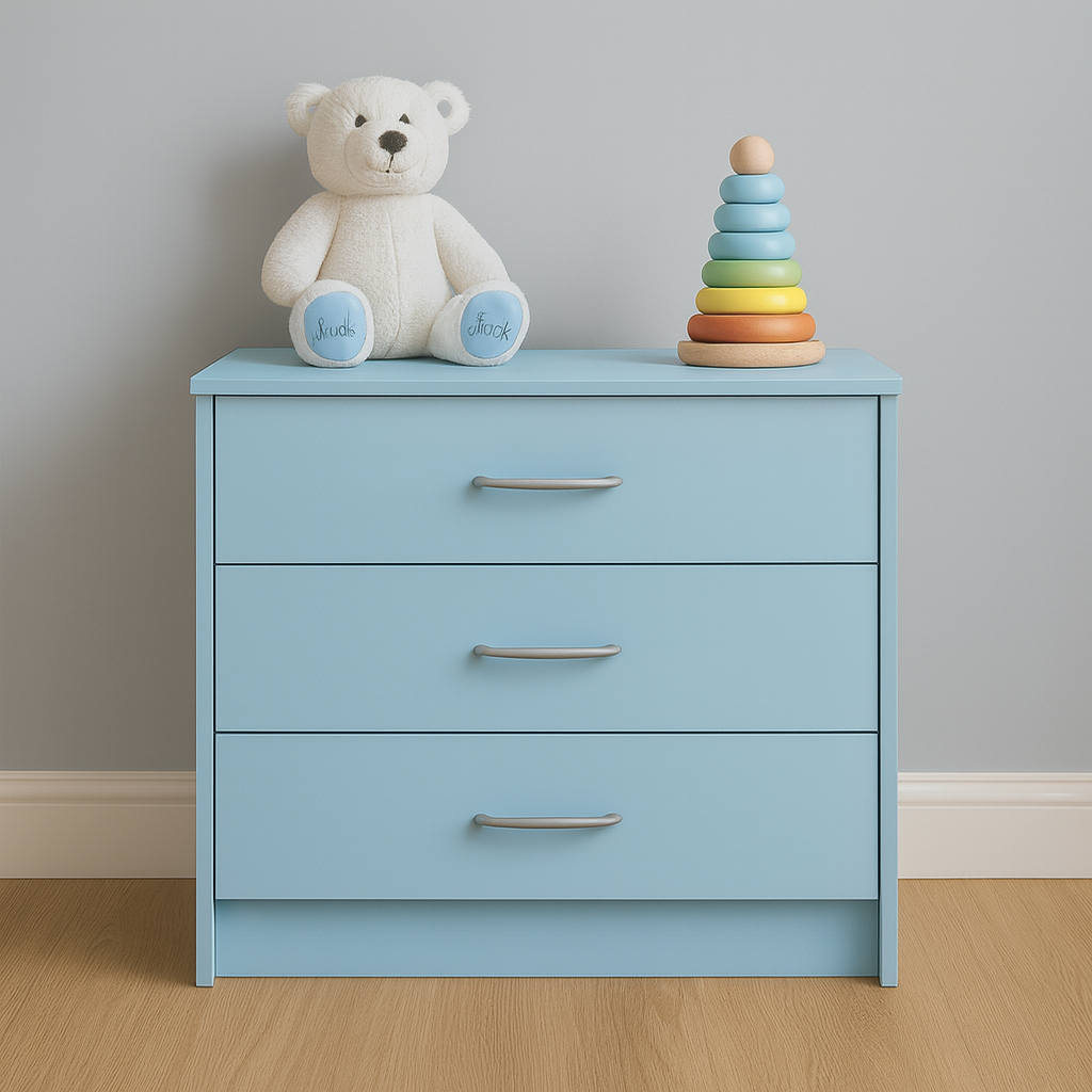 Premium Caribbean blå matt kontaktplast