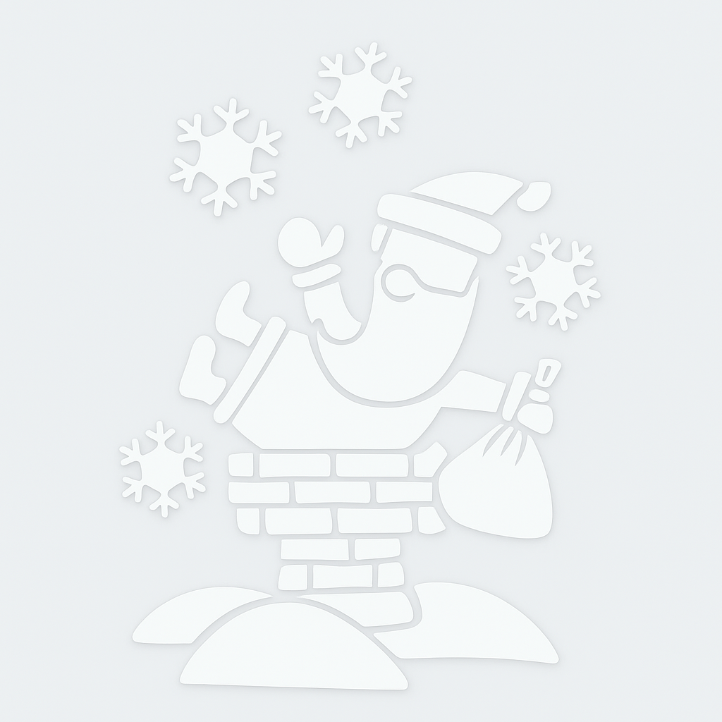 Julesjablonger 30 x 50 cm