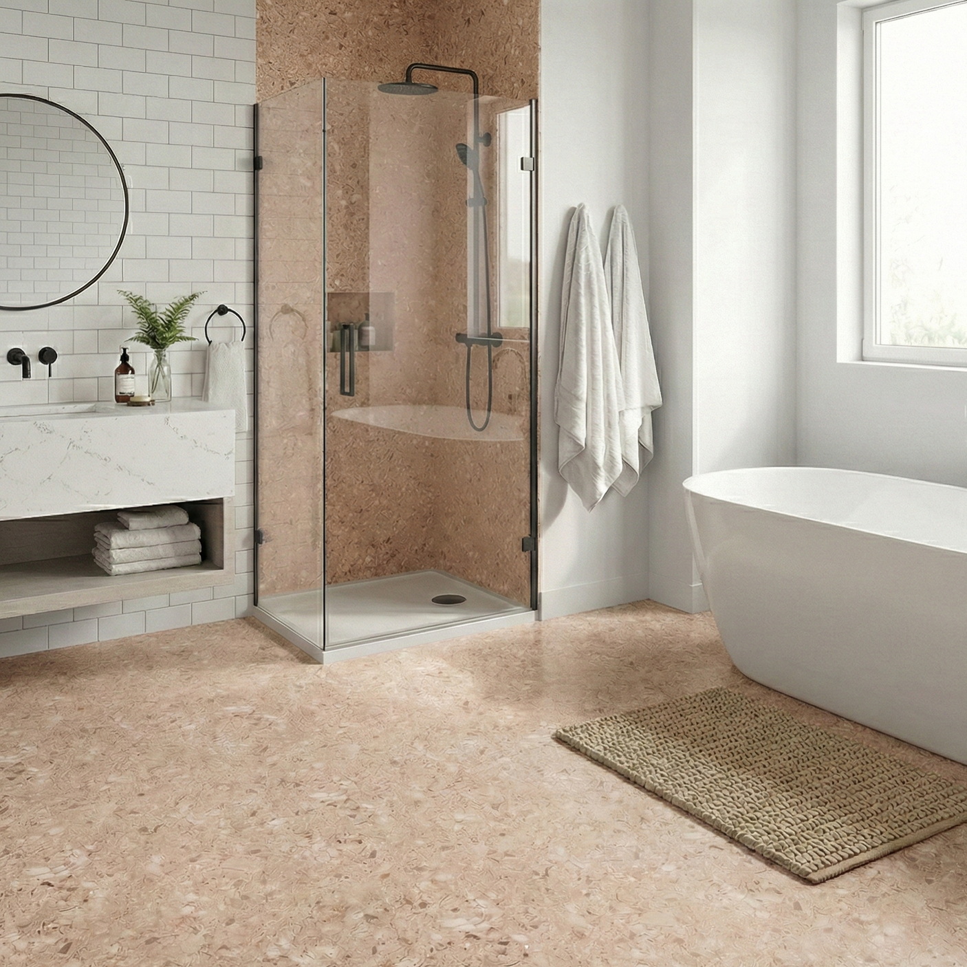 Lisboa Sand selvklebende fliser