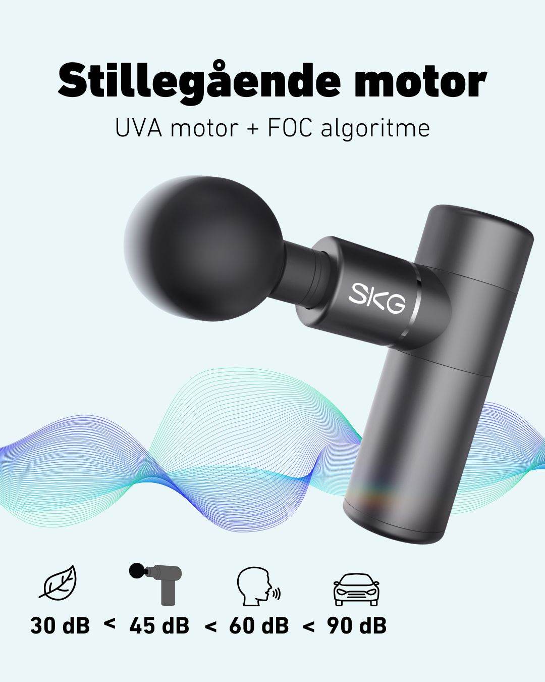 Massasjepistol F3 grå