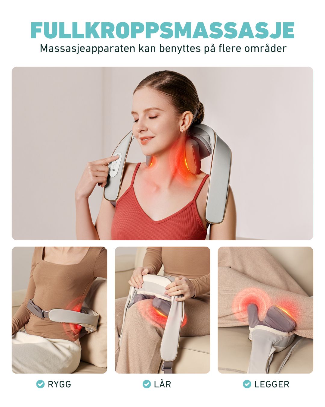 Massasjeapparat for nakke H5