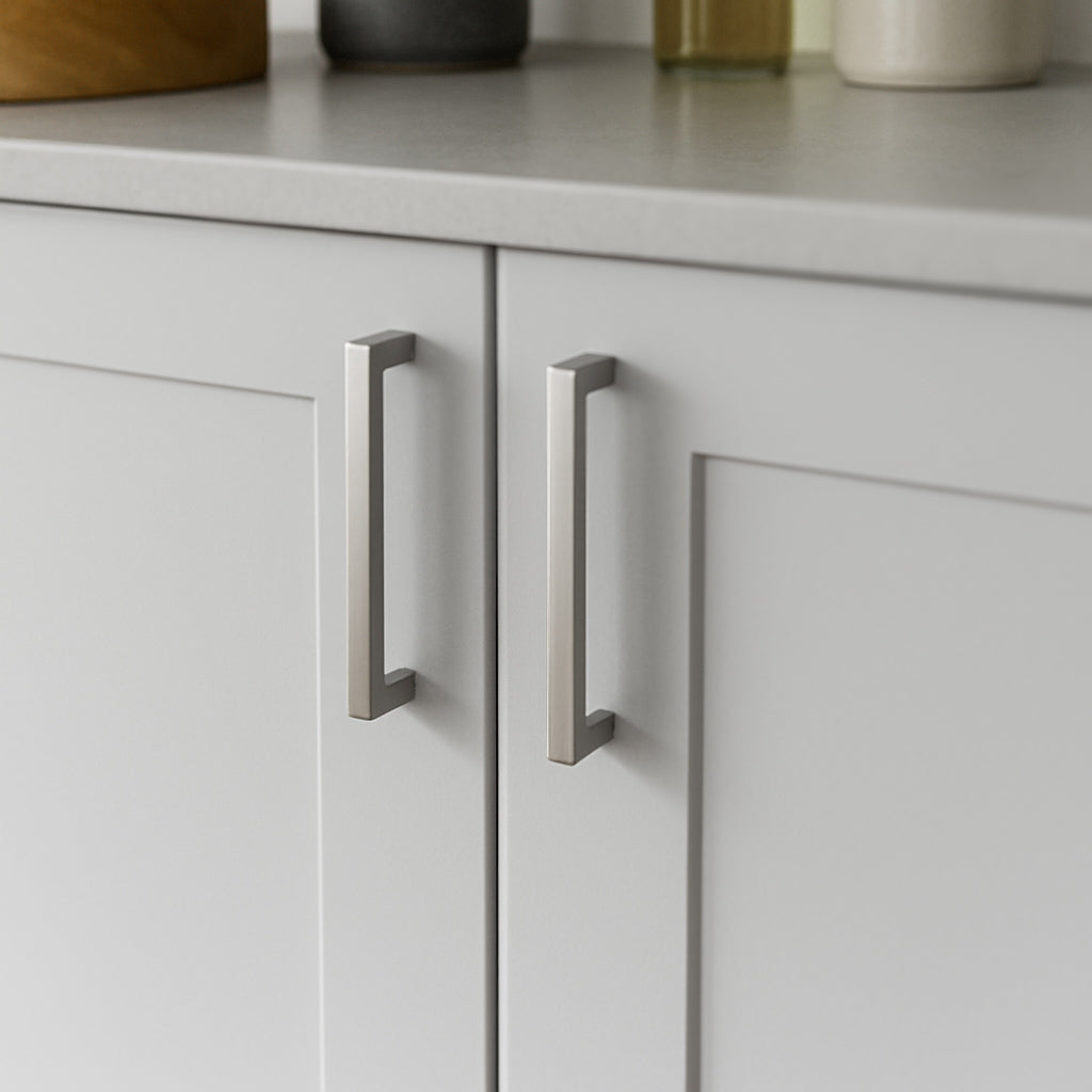 Håndtak sølvfarget