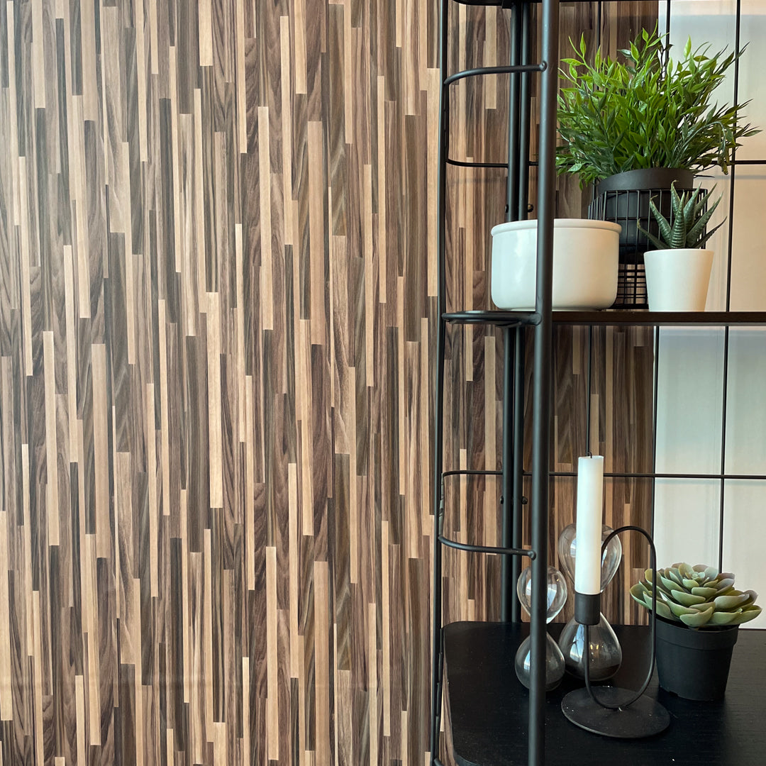 Premium Birmingham brun kontaktplast 45 cm x 2 meter