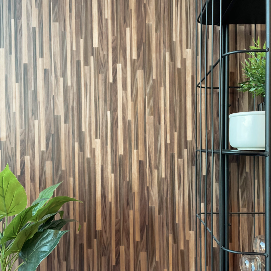 Premium Birmingham brun kontaktplast 45 cm x 2 meter