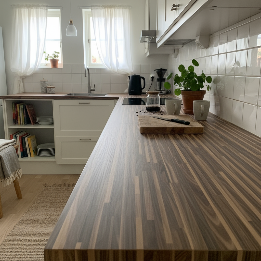 Premium Birmingham brun kontaktplast 45 cm x 2 meter