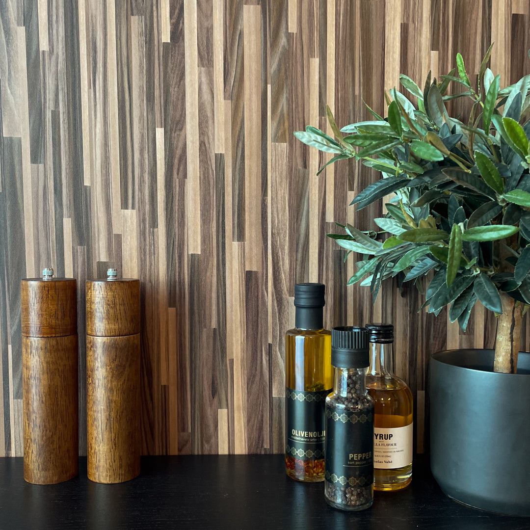 Premium Birmingham brun kontaktplast 45 cm x 2 meter