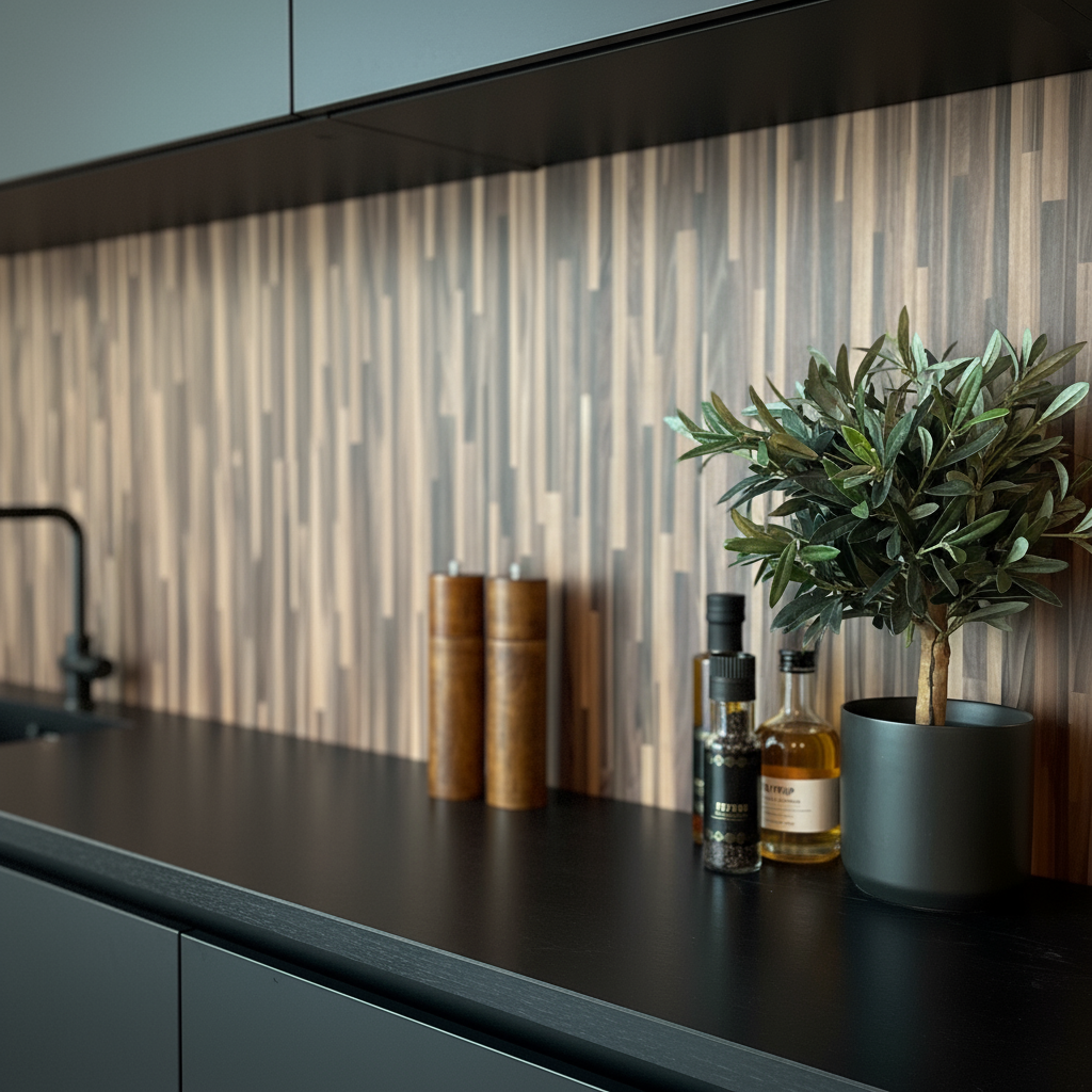 Premium Birmingham brun selvklebende kontaktplast med varm brun fargetone - 45 cm x 2 meter