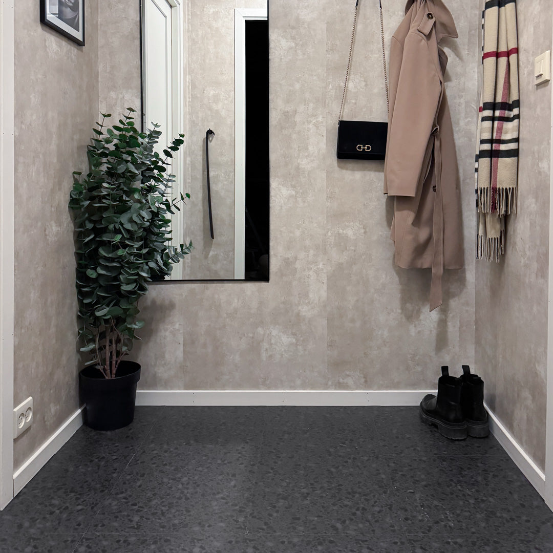 8-pk Venezia terrazzo selvklebende fliser