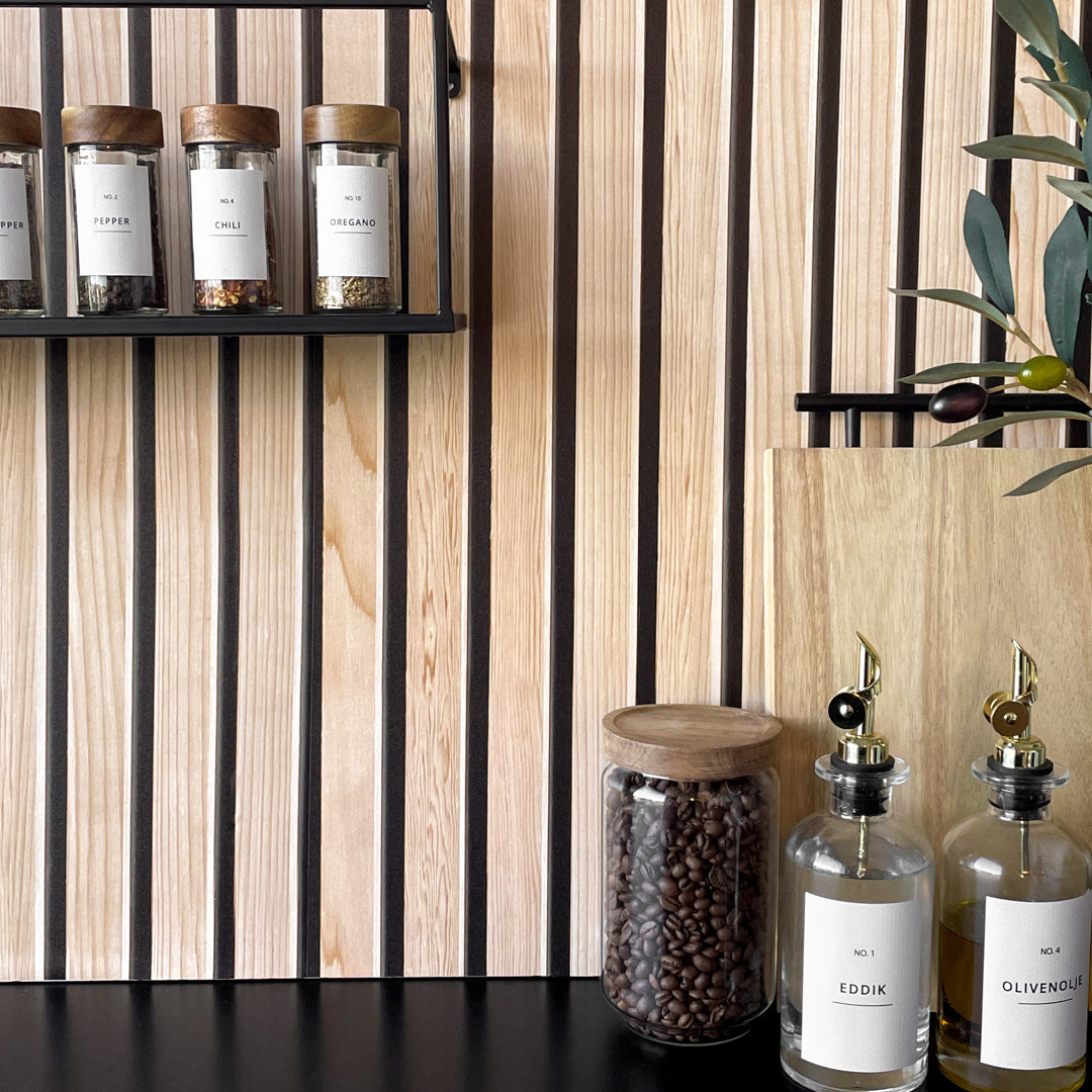 Kontaktplast med tredesign og skygger som skaper 3D-illusjon.