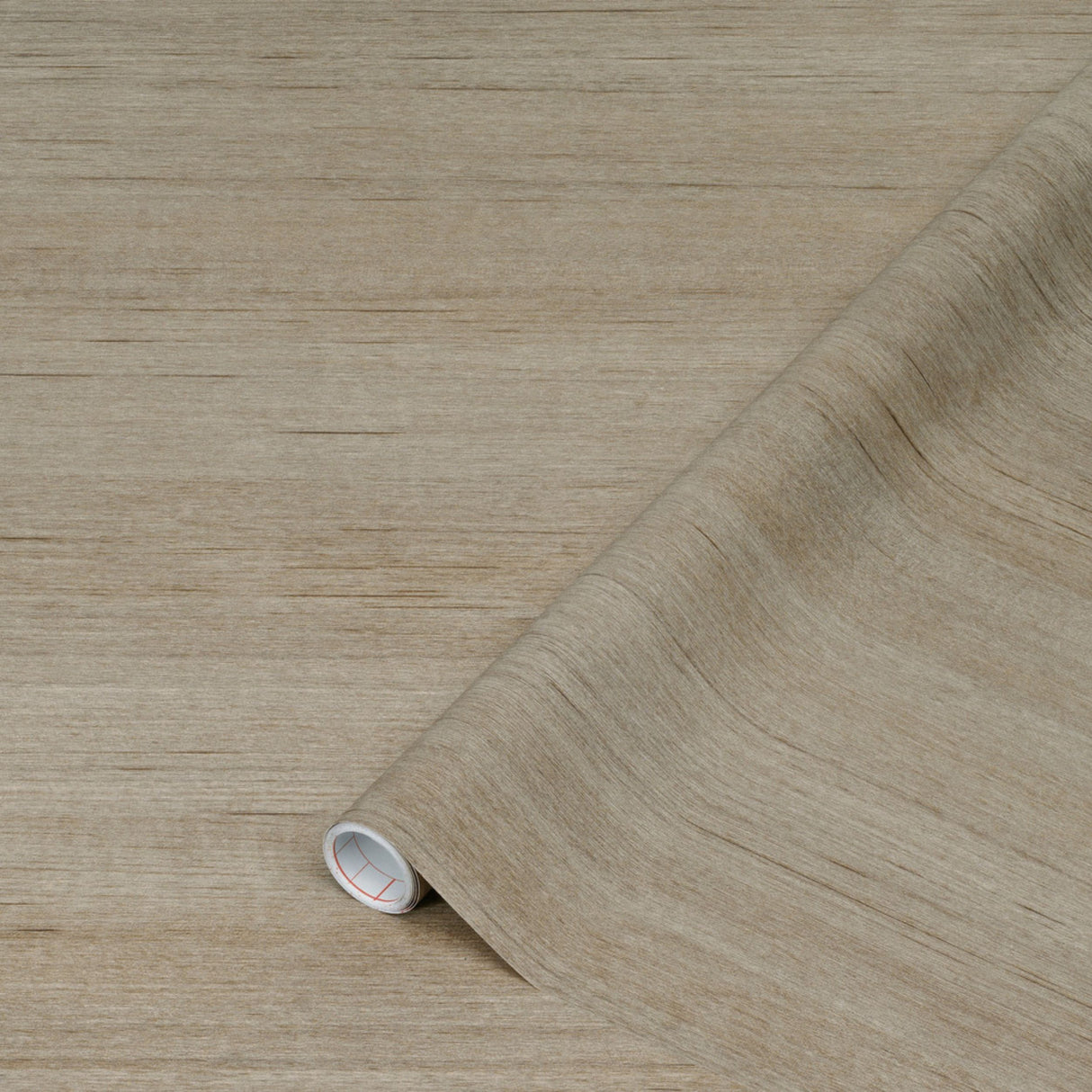 Test Tira Wood grå kontaktplast hjemme med en praktisk vareprøve fra Lindas Dekor.