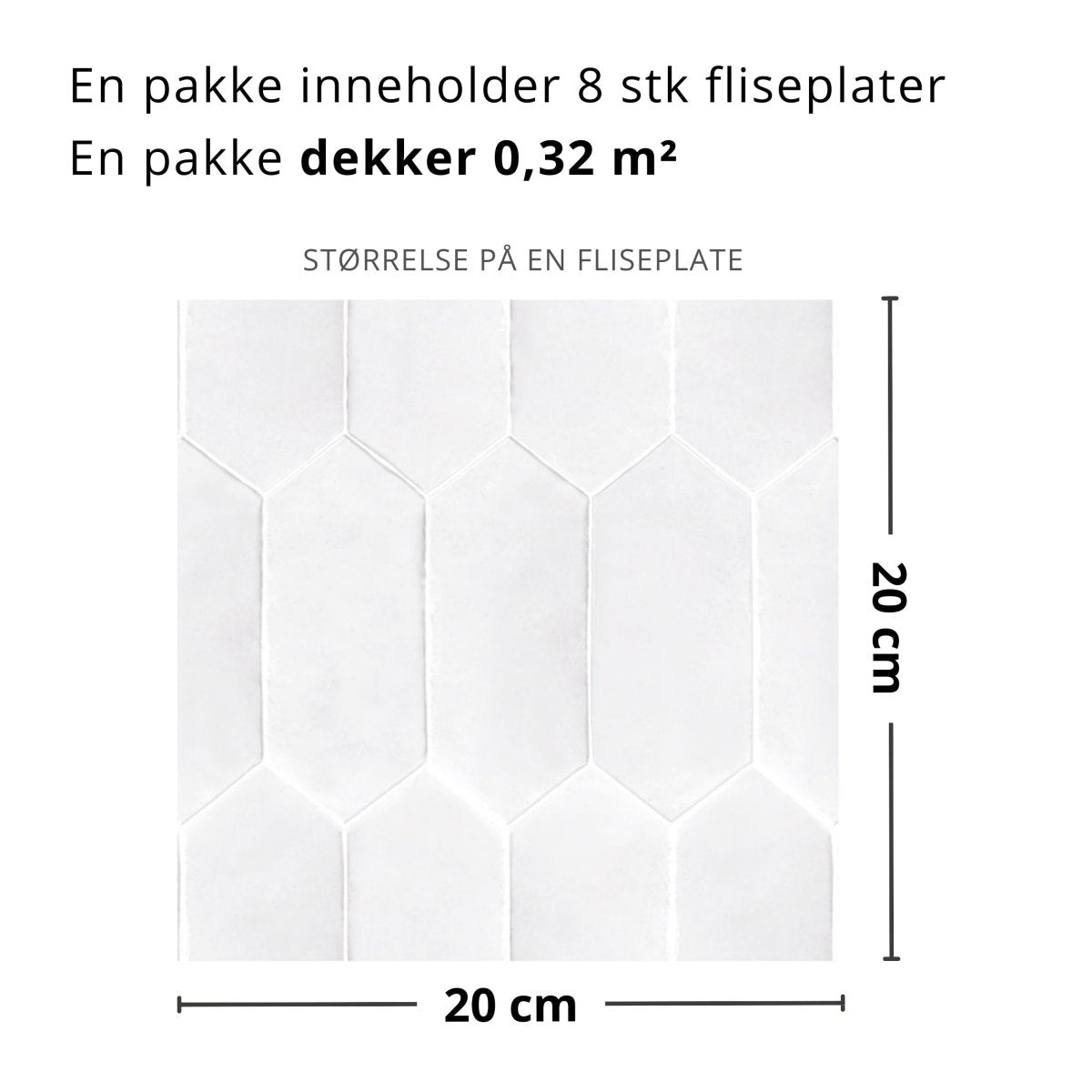 Lysegrå selvklebende fliser til kjøkkenvegg og backsplash