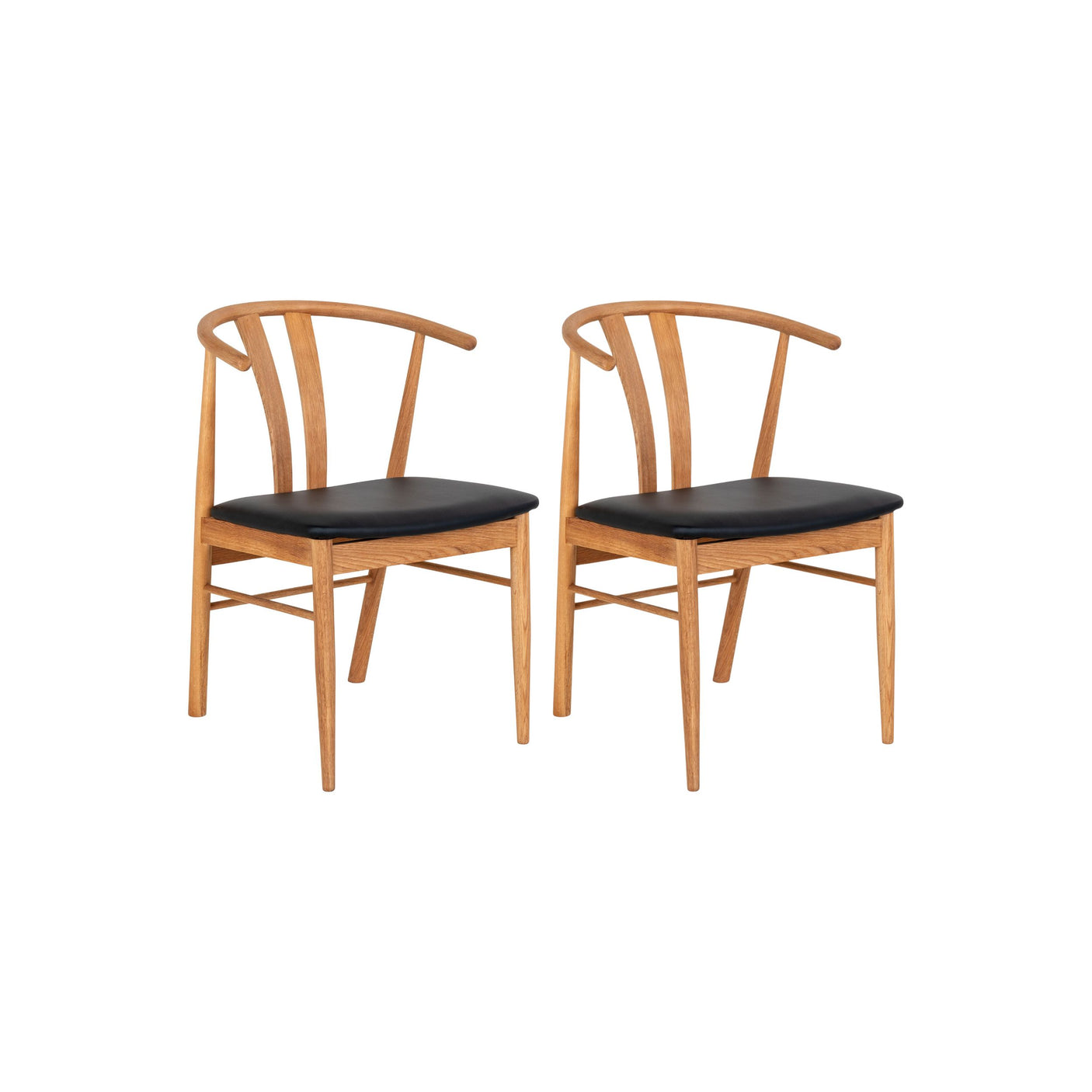 2-pk House Nordic Artenara spisestol oak veneer