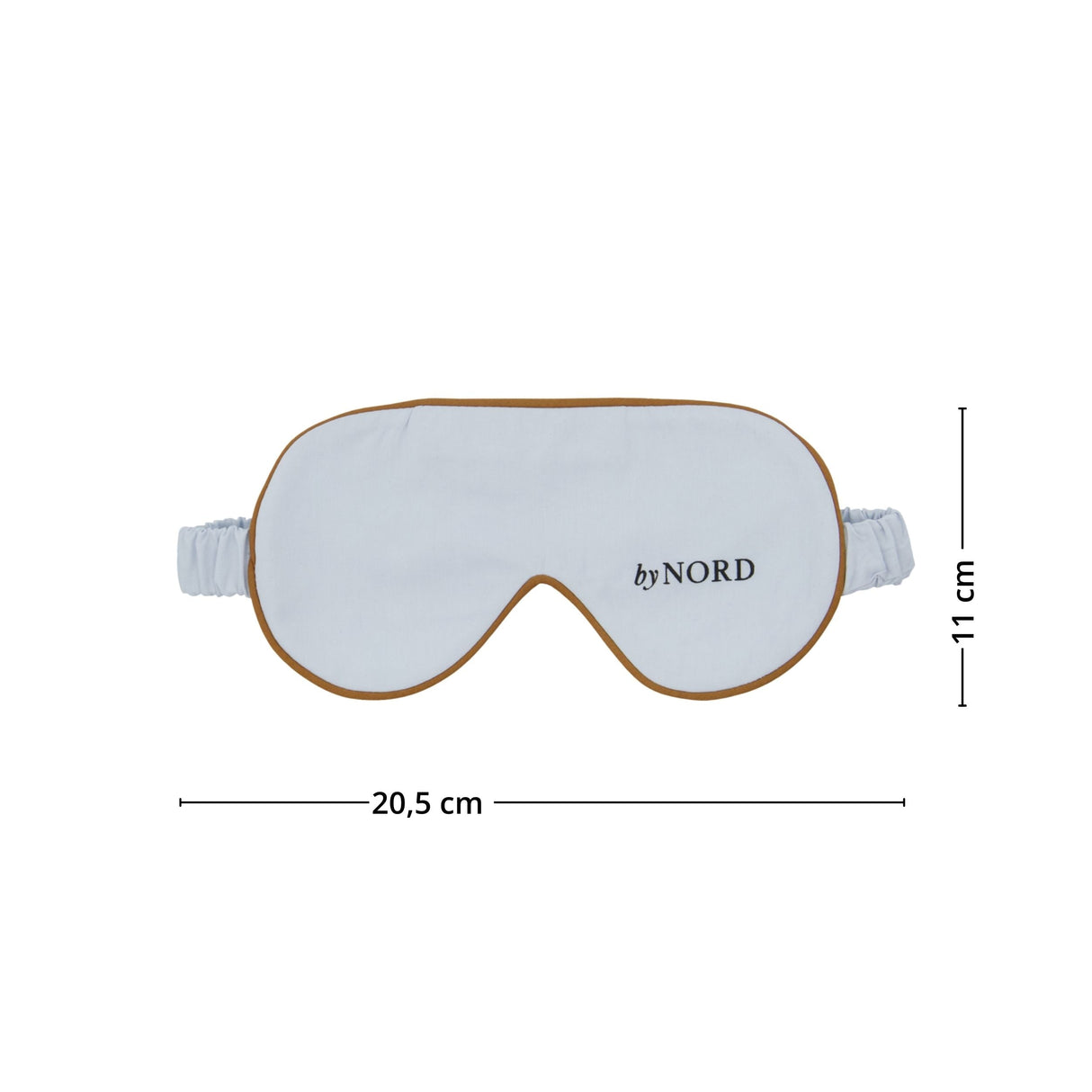 Komfortabel øyemaske som blokkerer lys for bedre søvn.