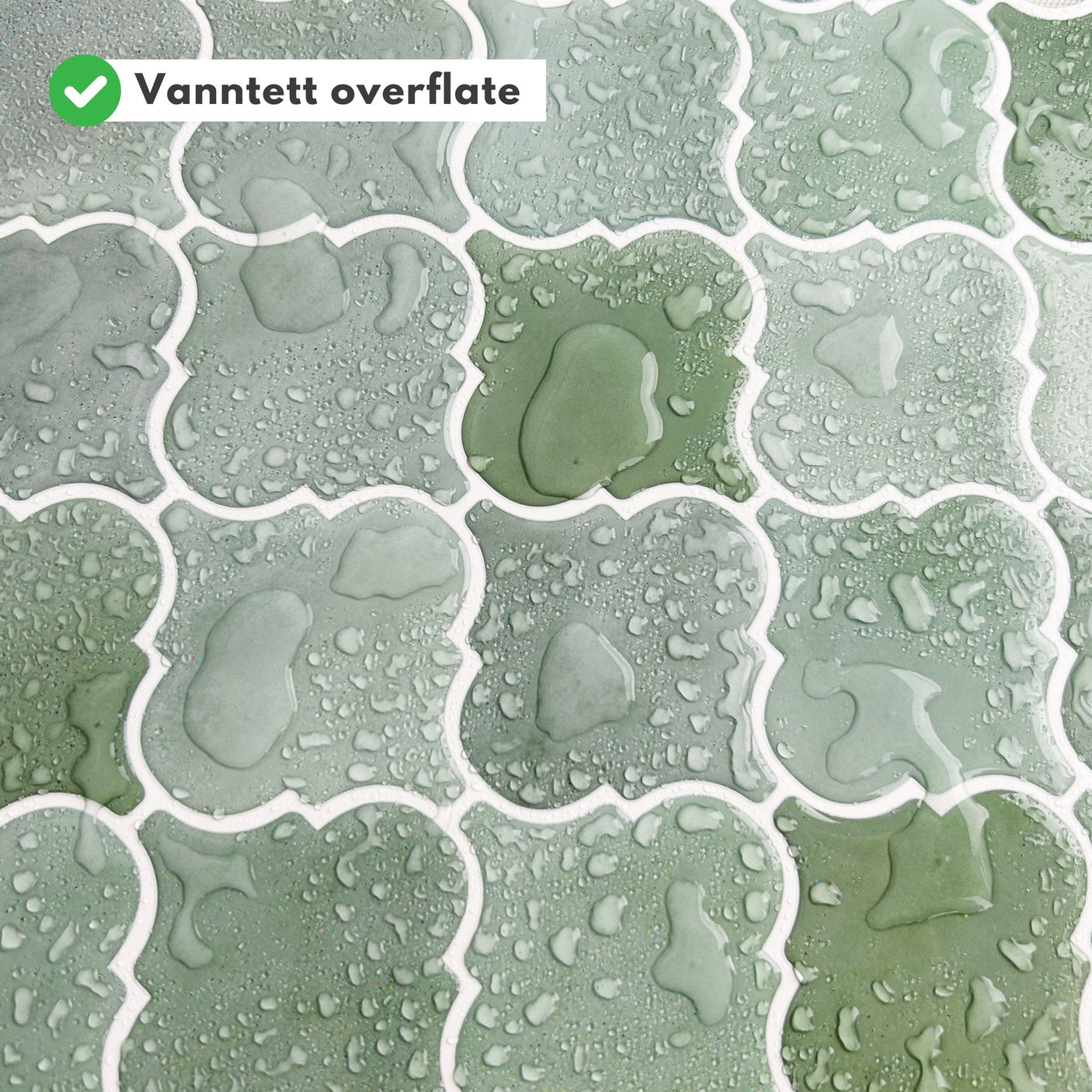 Lanterne grønn selvklebende veggfliser