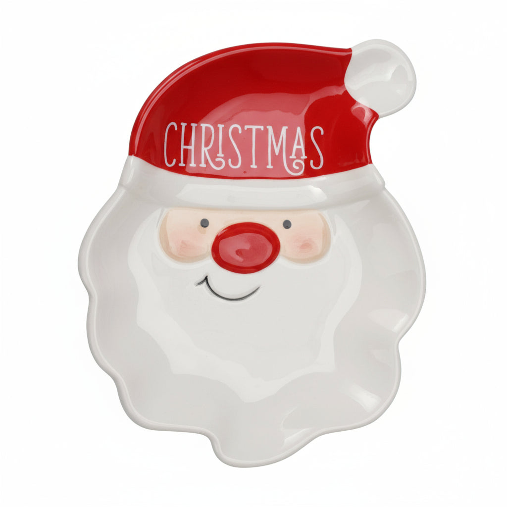 Små tallerkener i keramikk med festlig design