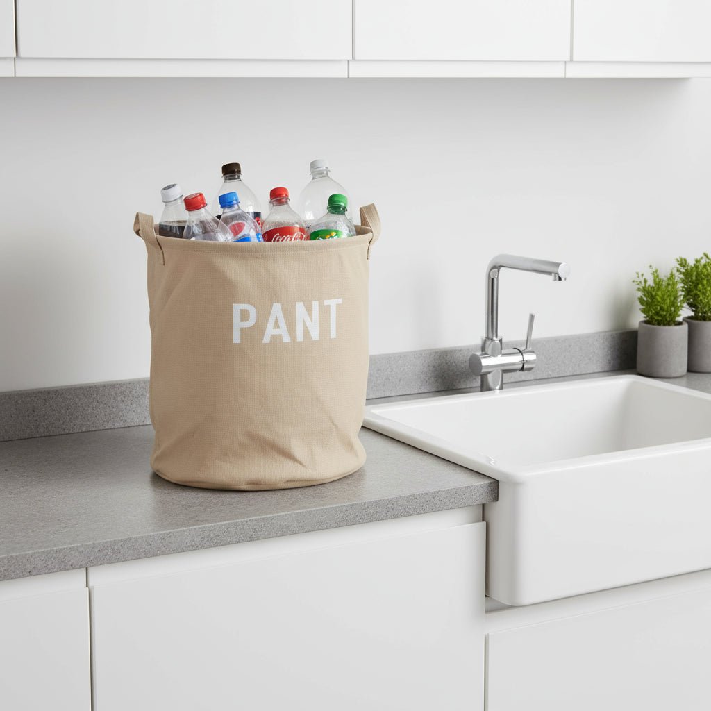 Kurv Pantesekk beige 40 x 50 cm - Lindas Dekor