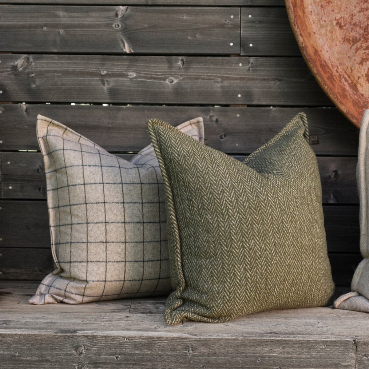 Halvor Bakke Asima putetrekk Grønn 50 x 50 cm - Lindas Dekor