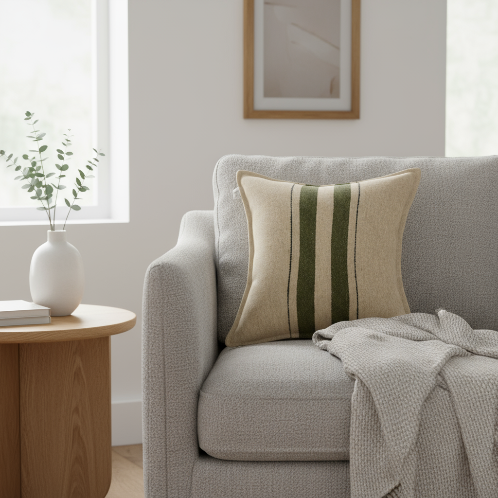 Halvor Bakke Vivero putetrekk Grønn 50 x 50 cm