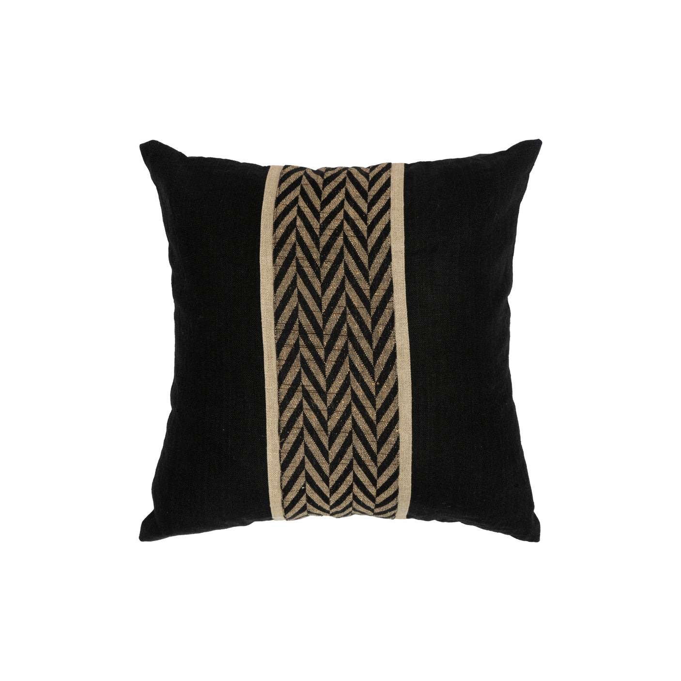 Svart putetrekk Leo 50 × 50 cm fra Halvor Bakke