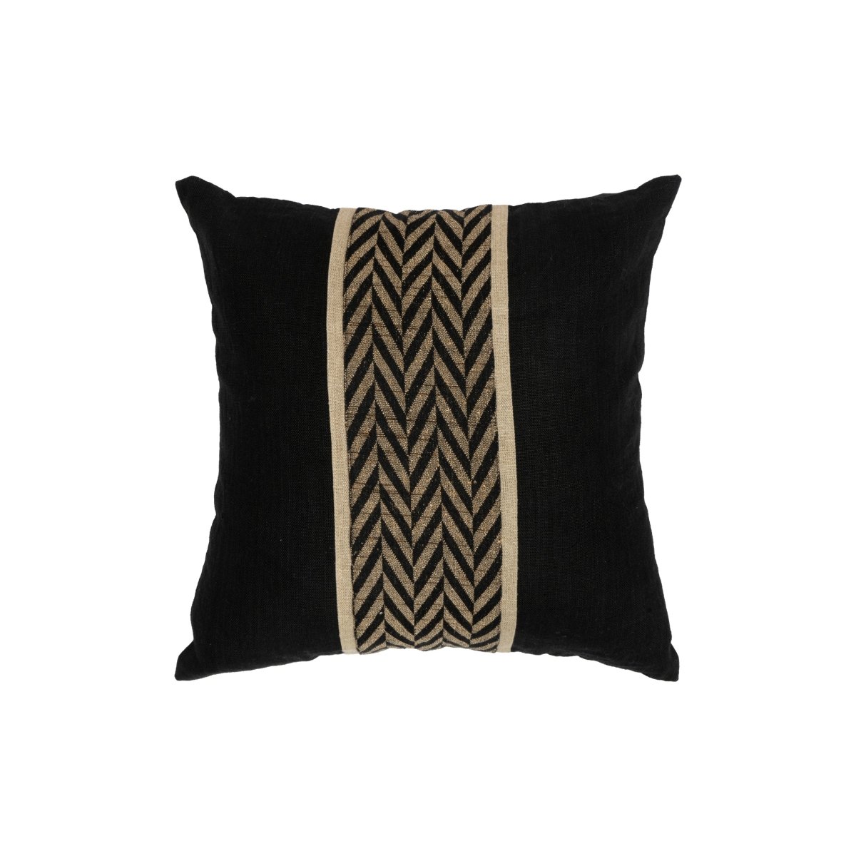 Halvor Bakke Leo putetrekk sort 50 x 50 cm - Lindas Dekor