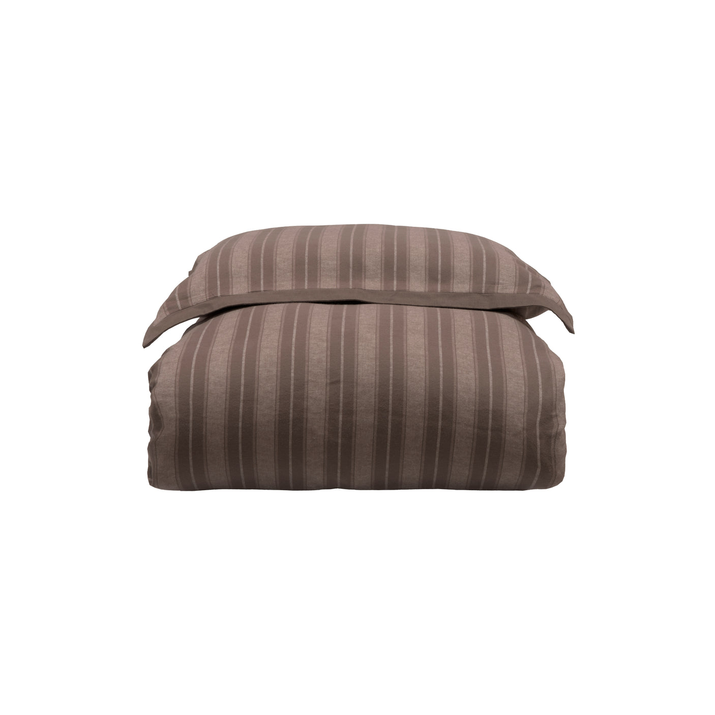 Halvor Bakke Charleston Hill sengesett i brun flanell 140x200