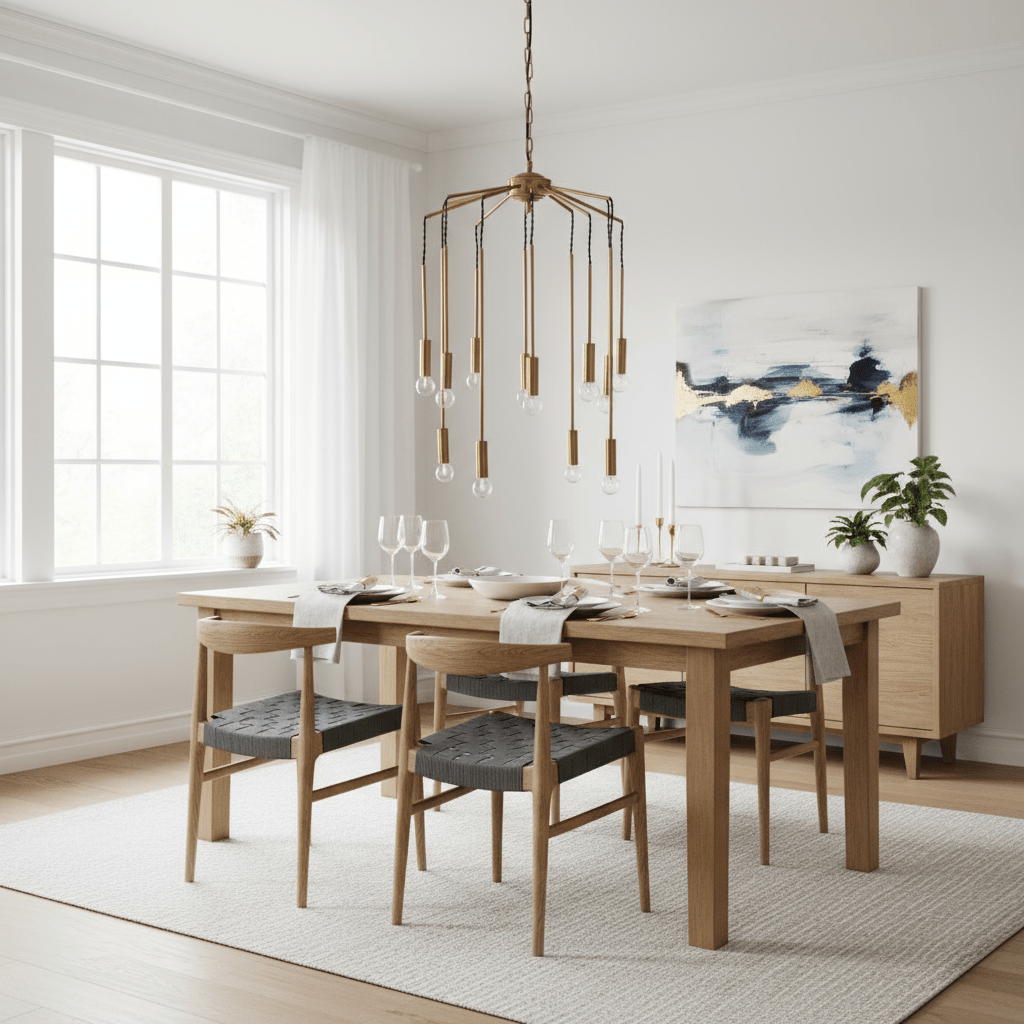 Pendellampe 12 armer metall gull 66 x 84 cm - Lindas Dekor