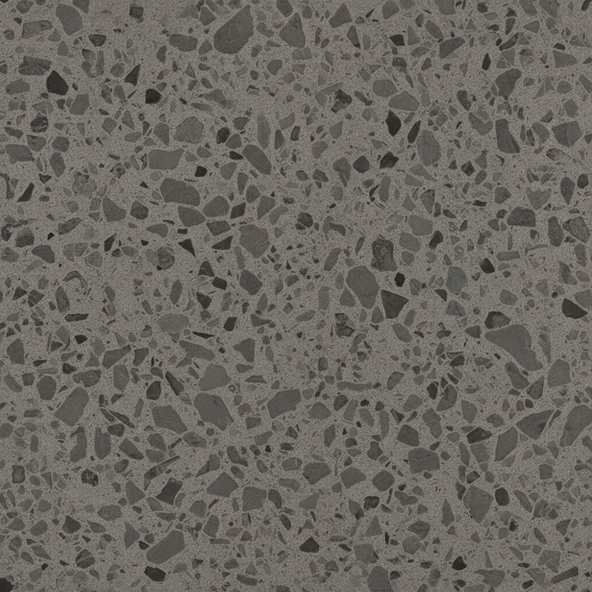 8 - pk Lisboa Terrazzo mørkegrå selvklebende fliser - Lindas Dekor