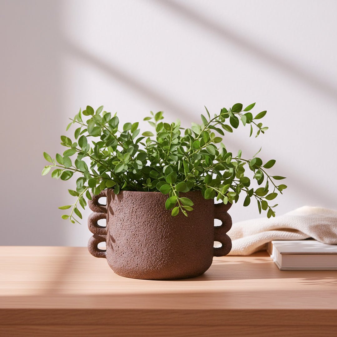 Potte Celia keramikk brun 18,5 cm - Lindas Dekor