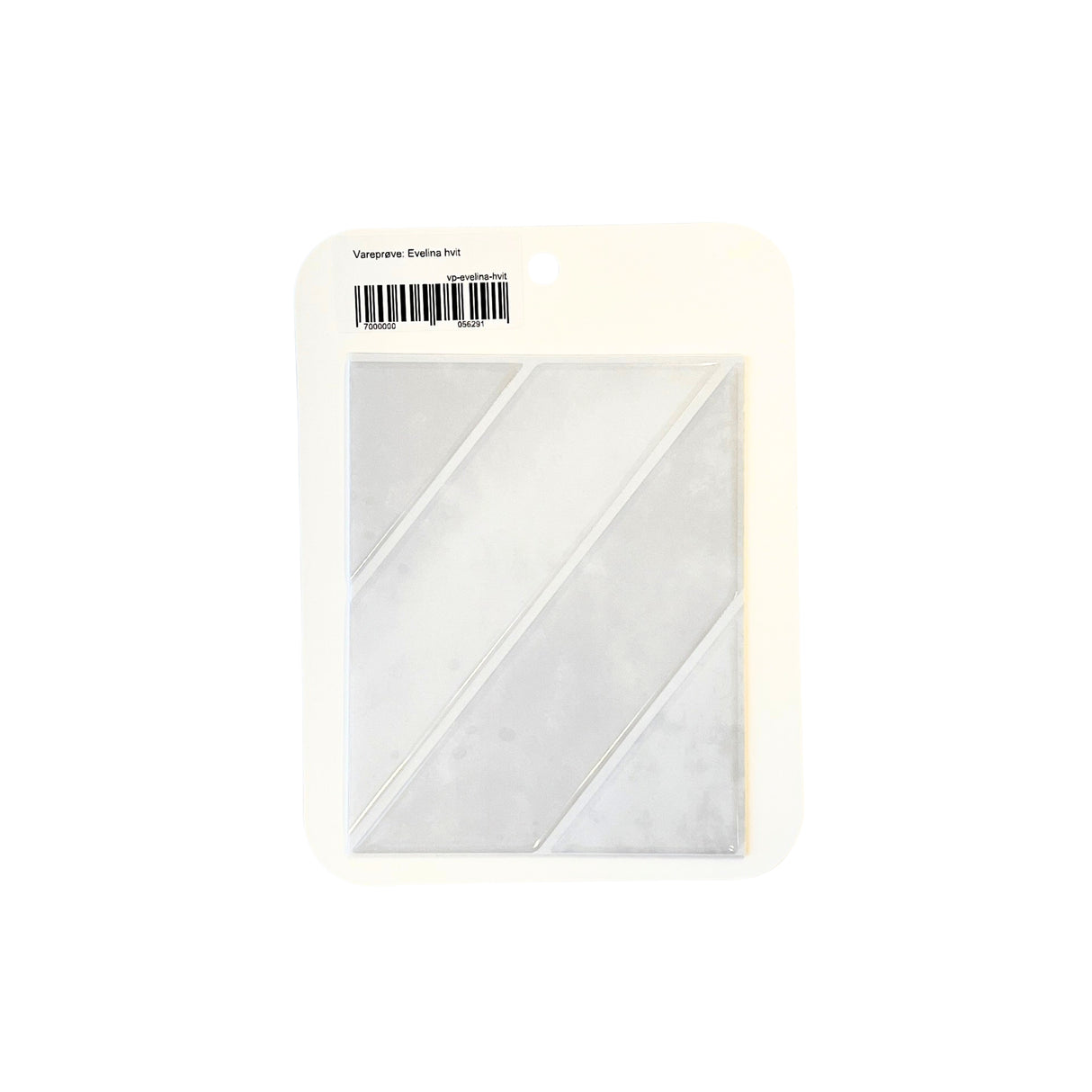 Vareprøve: Evelina hvit selvklebende veggfliser