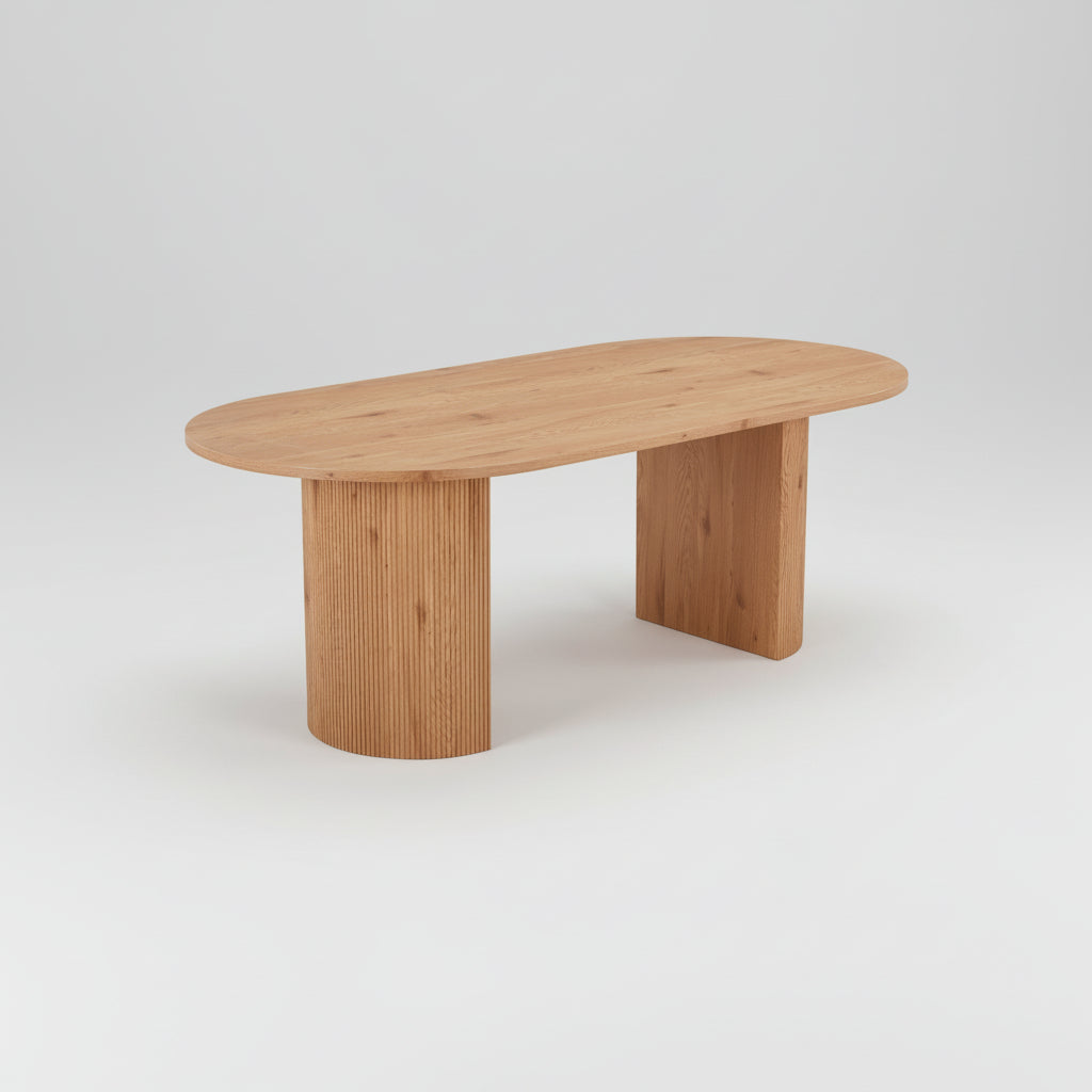 "Kvadratisk bilde av Boavista spisebord natural 210 cm"