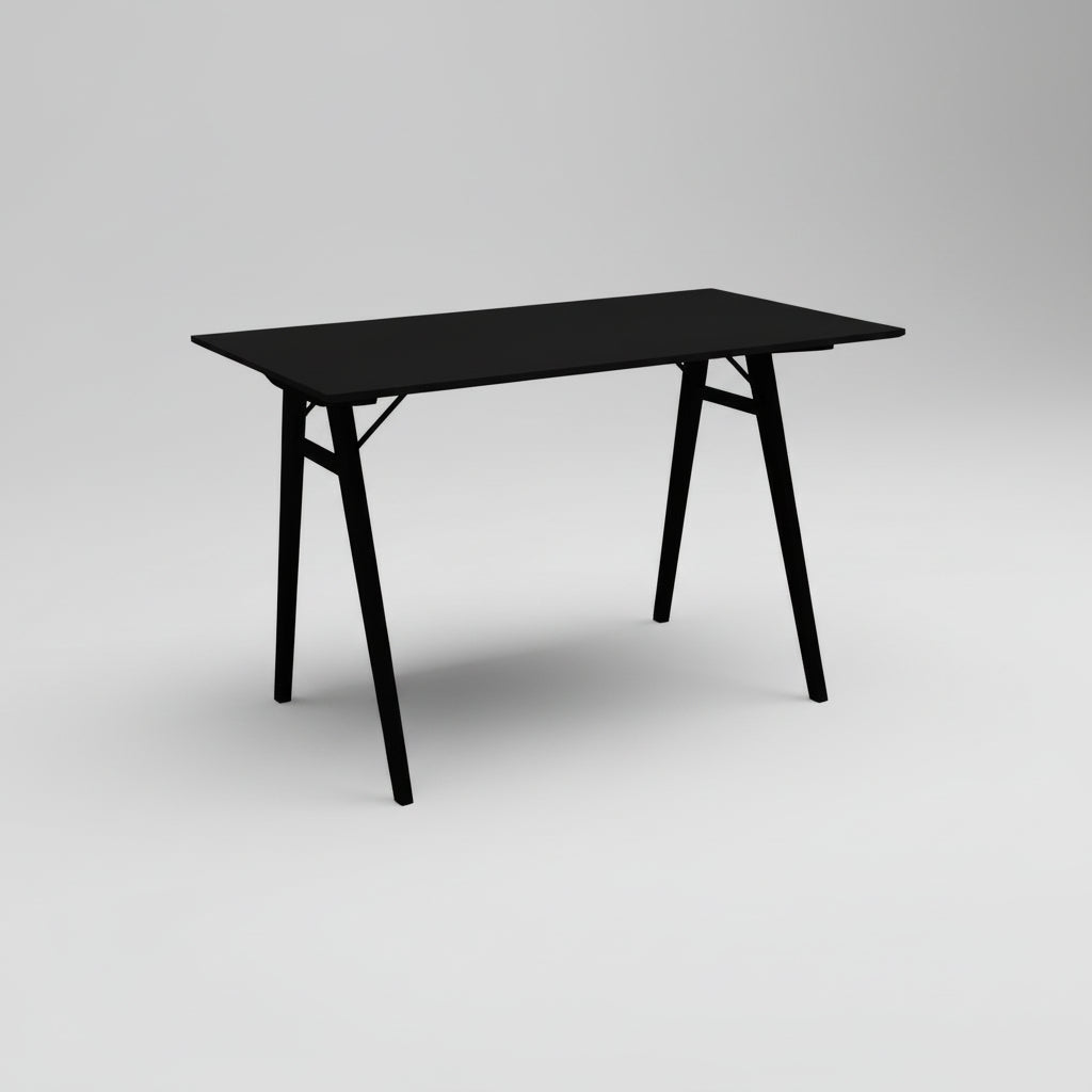 Vojens skrivebord sort 120 × 60 cm - Lindas Dekor